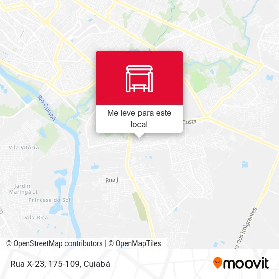 Rua X-23, 175-109 mapa