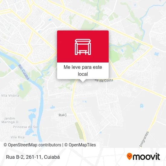 Rua B-2, 261-11 mapa