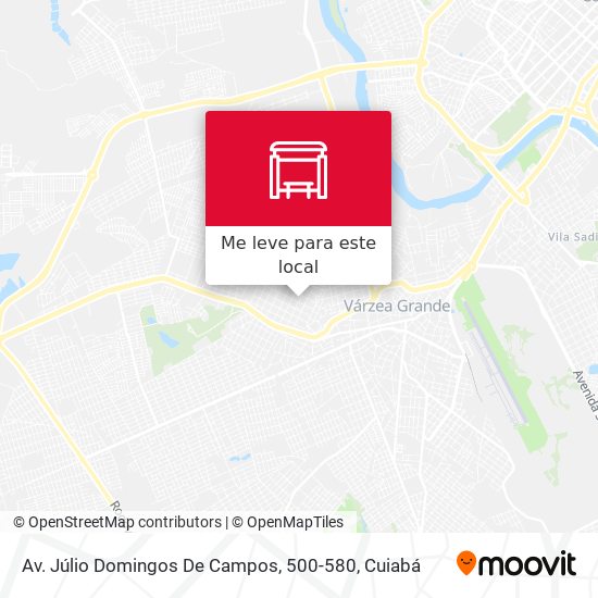 Av. Júlio Domingos De Campos, 500-580 mapa