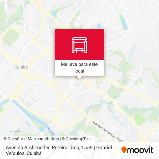 Avenida Archimedes Pereira Lima, 1559 | Gabriel Veículos mapa
