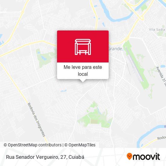 Rua Senador Vergueiro, 27 mapa