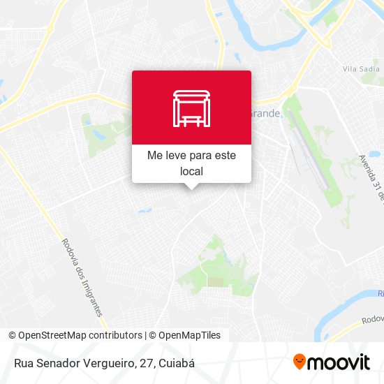 Rua Senador Vergueiro, 27 mapa