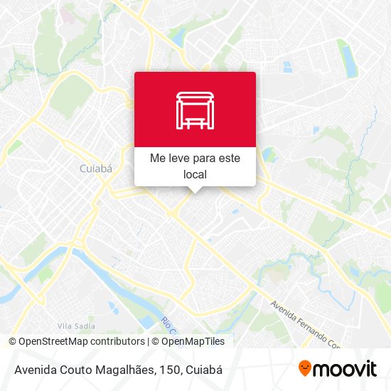 Avenida Couto Magalhães, 150 mapa