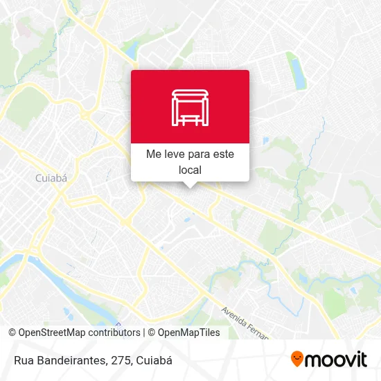 Rua Bandeirantes, 275 mapa