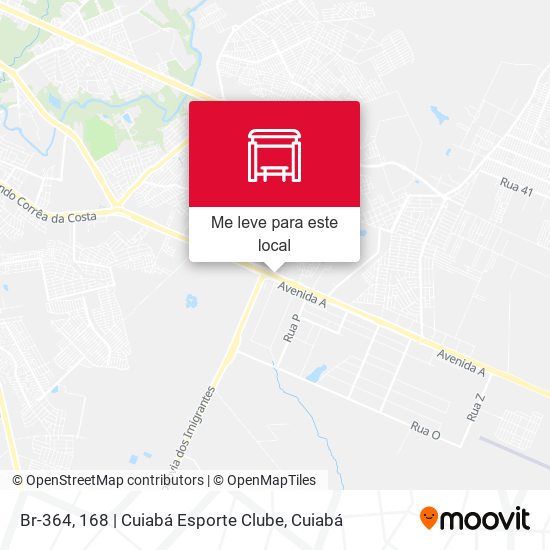 Br-364, 168 | Cuiabá Esporte Clube mapa
