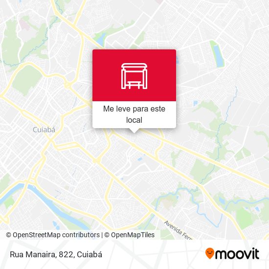 Rua Manaira, 822 mapa