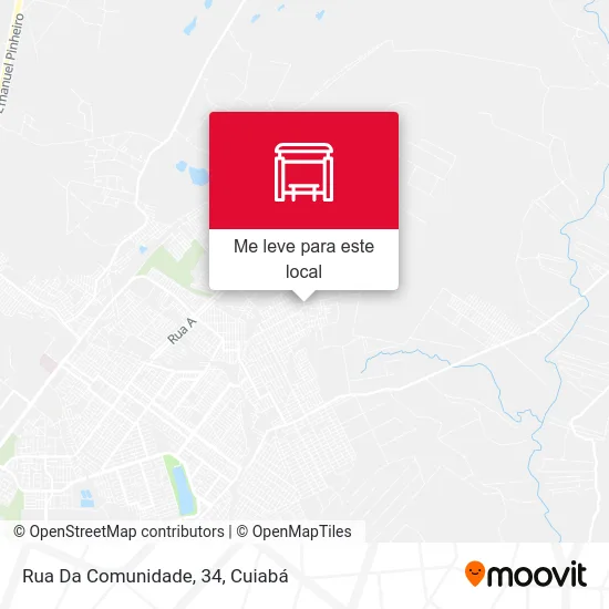 Rua Da Comunidade, 34 mapa