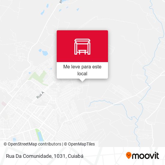 Rua Da Comunidade, 1031 mapa