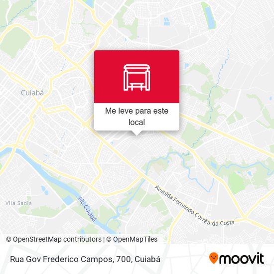Rua Gov Frederico Campos, 700 mapa