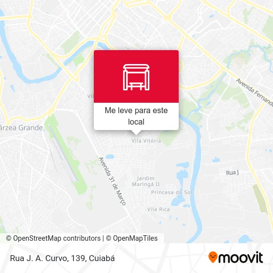 Rua J. A. Curvo, 139 mapa