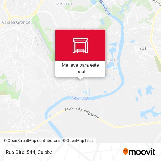 Rua Oito, 544 mapa