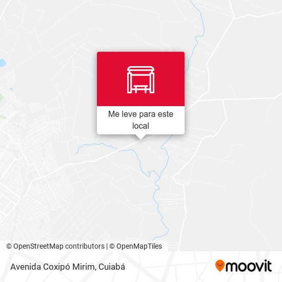 Avenida Coxipó Mirim mapa