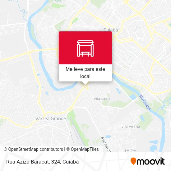 Rua Aziza Baracat, 324 mapa