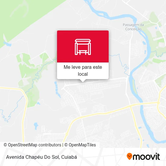 Avenida Chapéu Do Sol mapa