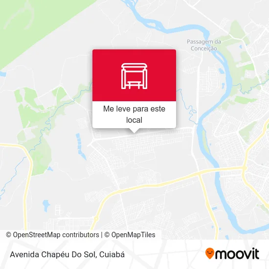 Avenida Chapéu Do Sol mapa