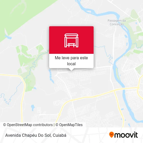 Avenida Chapéu Do Sol mapa