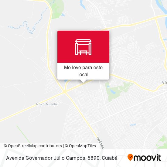Avenida Governador Júlio Campos, 5890 mapa