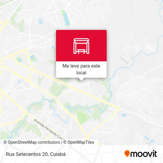 Rua Setecentos 20 mapa