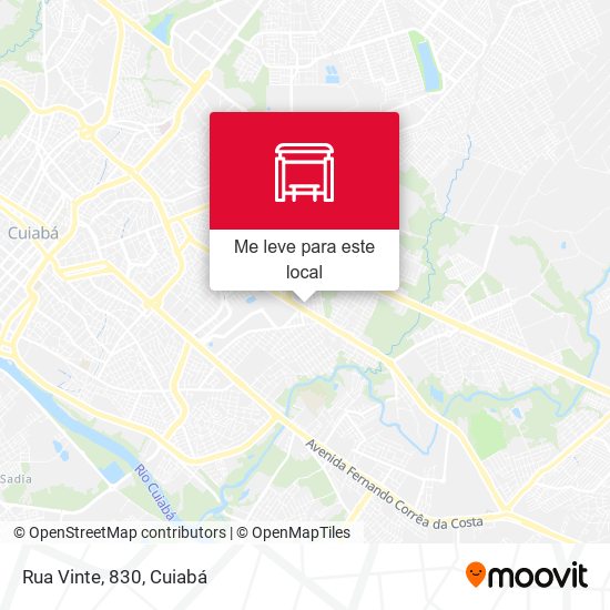 Rua Vinte, 830 mapa