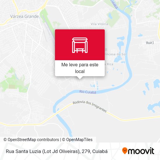 Rua Santa Luzia (Lot Jd Oliveiras), 279 mapa