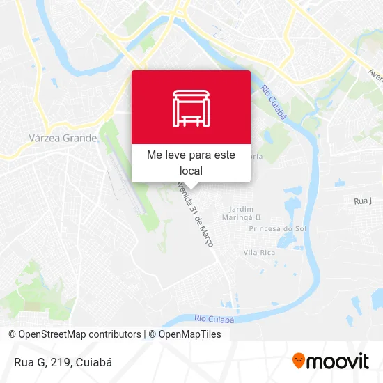 Rua G, 219 mapa