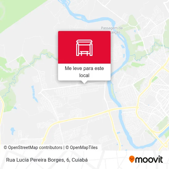 Rua Lucia Pereira Borges, 6 mapa
