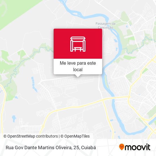 Rua Gov Dante Martins Oliveira, 25 mapa