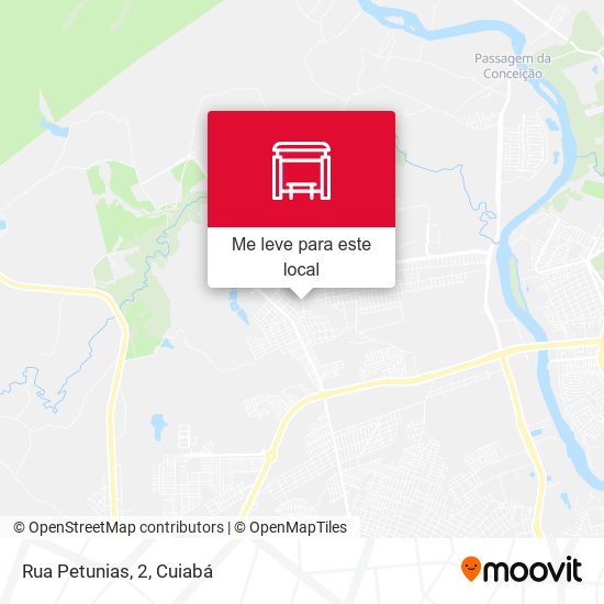 Rua Petunias, 2 mapa
