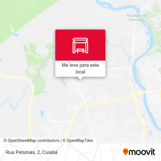 Rua Petunias, 2 mapa
