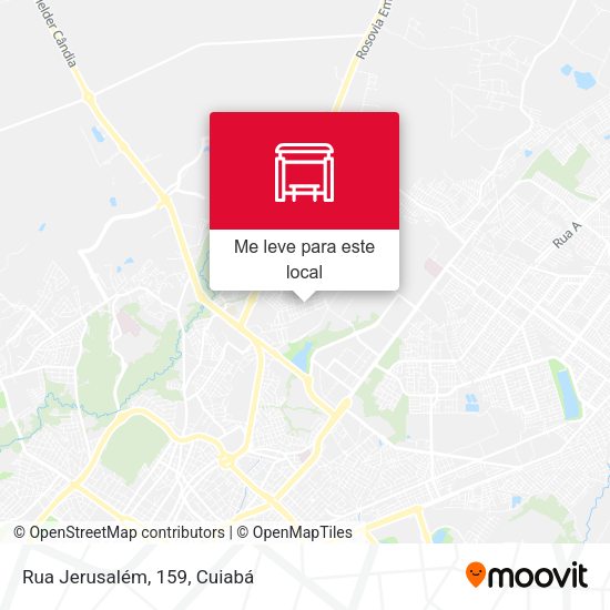 Rua Jerusalém, 159 mapa