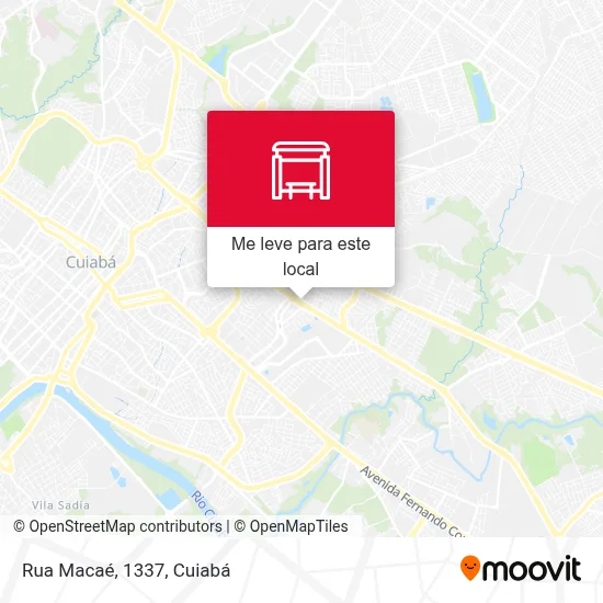Rua Macaé, 1337 mapa