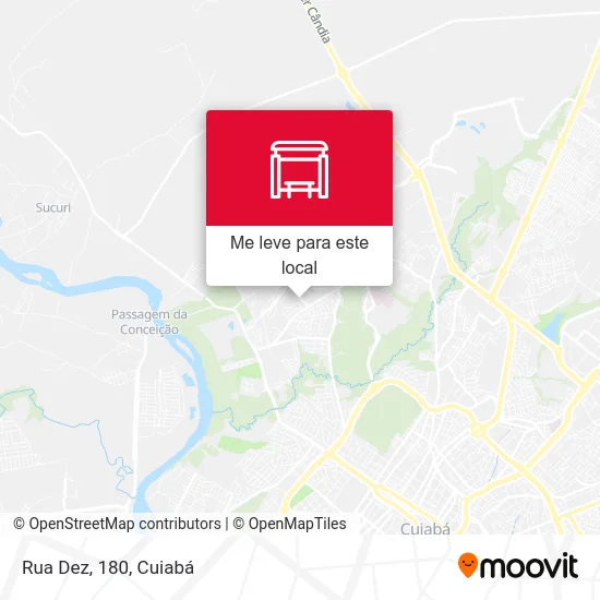 Rua Dez, 180 mapa