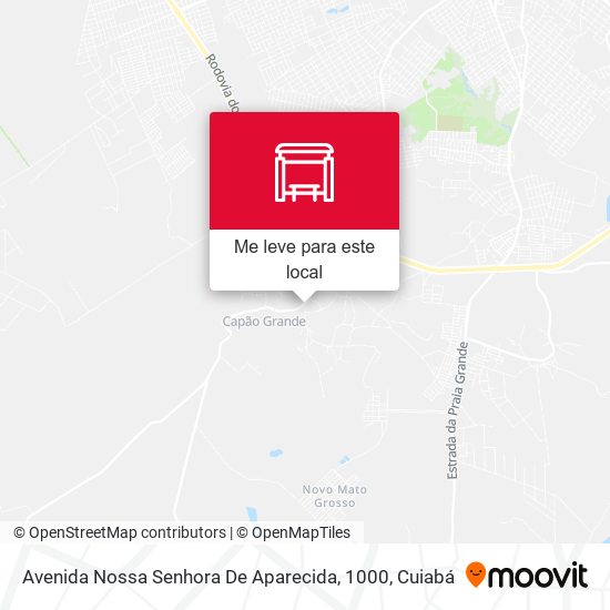 Avenida Nossa Senhora De Aparecida, 1000 mapa