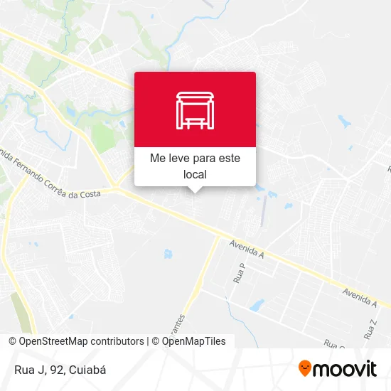 Rua J, 92 mapa