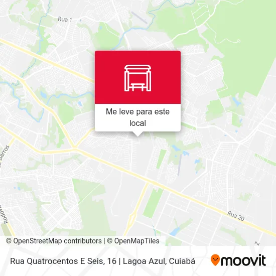 Rua Quatrocentos E Seis, 16 | Lagoa Azul mapa