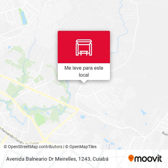 Avenida Balneario Dr Meirelles, 1243 mapa