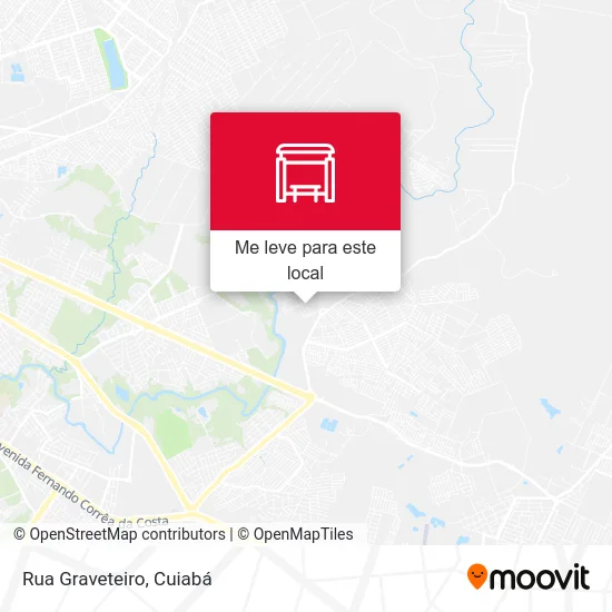Rua Graveteiro mapa
