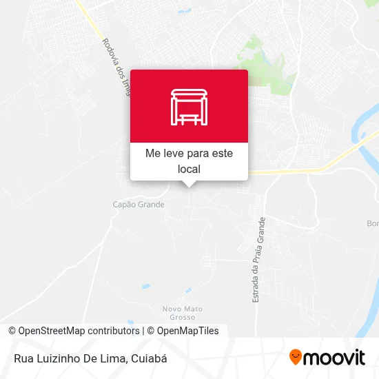 Rua Luizinho De Lima mapa