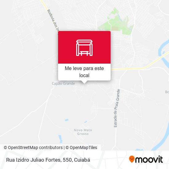 Rua Izidro Juliao Fortes, 550 mapa