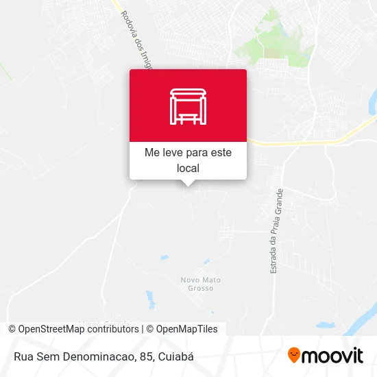 Rua Sem Denominacao, 85 mapa