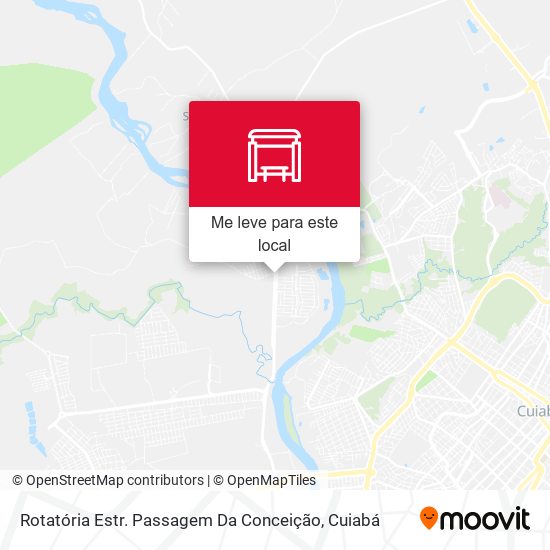 Rotatória Estr. Passagem Da Conceição mapa