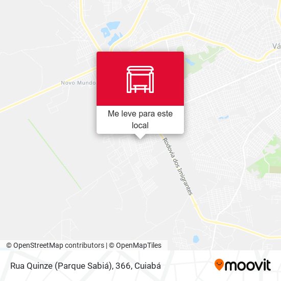 Rua Quinze (Parque Sabiá), 366 mapa