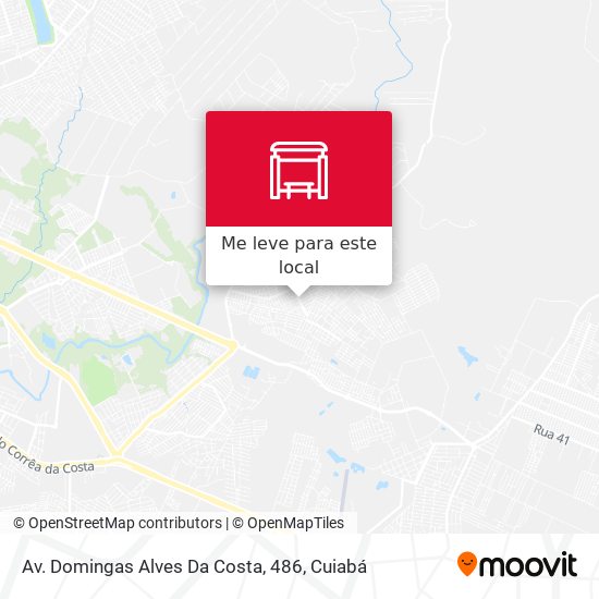 Av. Domingas Alves Da Costa, 486 mapa