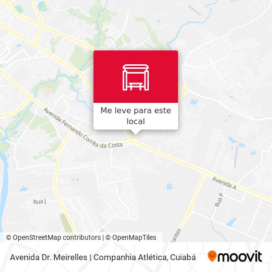 Avenida Dr. Meirelles | Companhia Atlética mapa