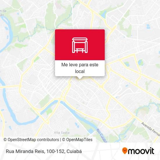 Rua Miranda Reis, 100-152 mapa