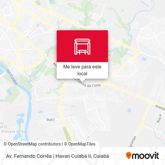 Av. Fernando Corrêa | Havan Cuiabá II mapa