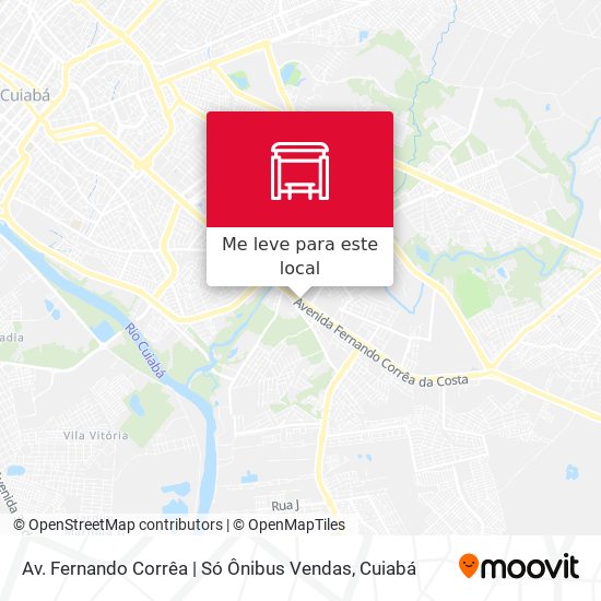 Av. Fernando Corrêa | Só Ônibus Vendas mapa