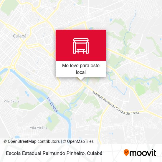 Frente A Escola Estadual Raimundo Pinheiro mapa
