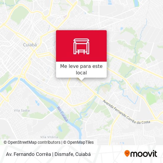 Av. Fernando Corrêa | Dismafe mapa