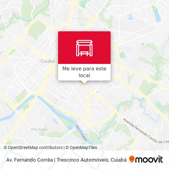 Av. Fernando Corrêa | Trescinco Automóveis mapa